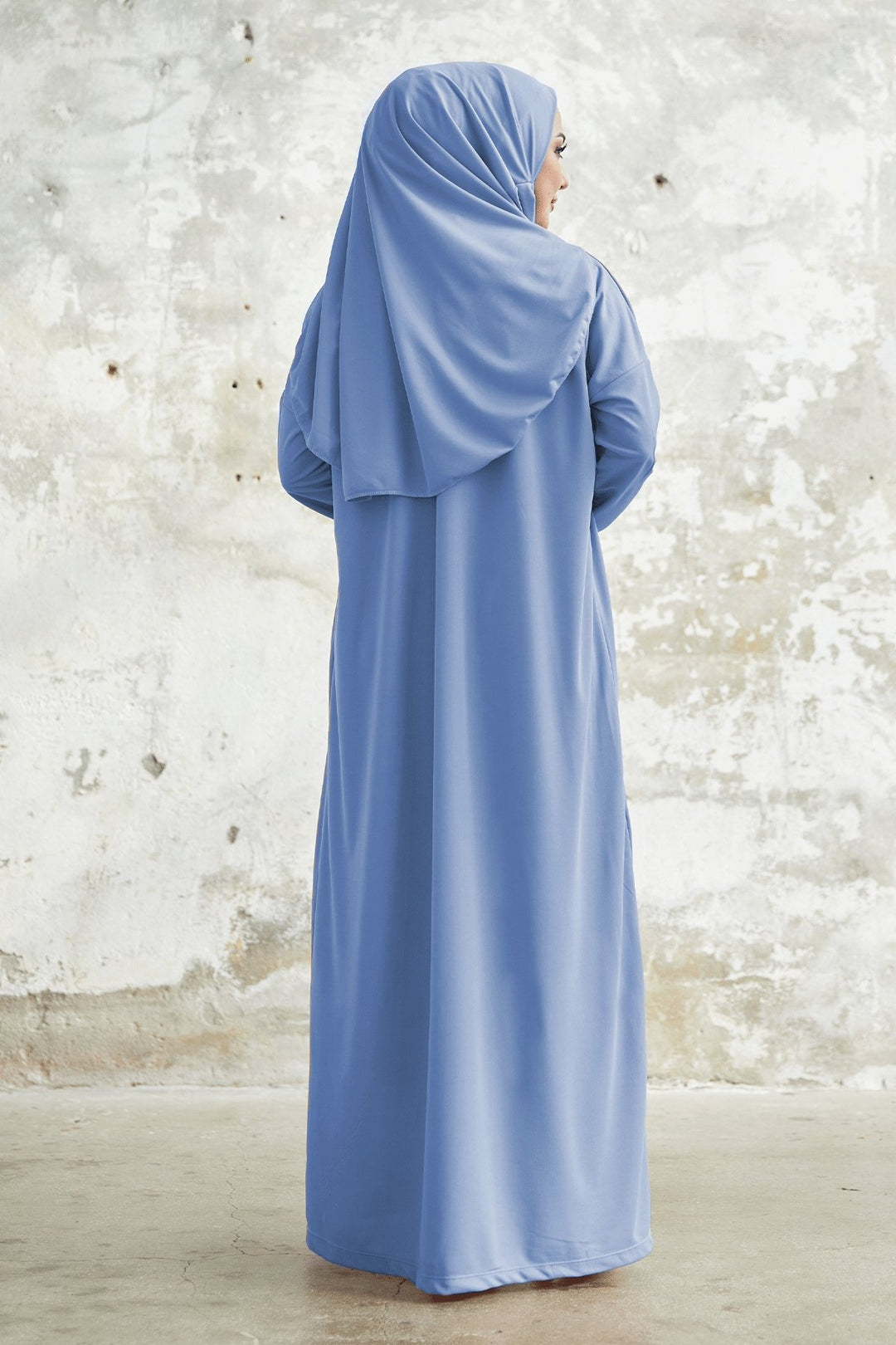 MDS Women One Piece Prayer Dress - Baby Blue - Karlsruhe