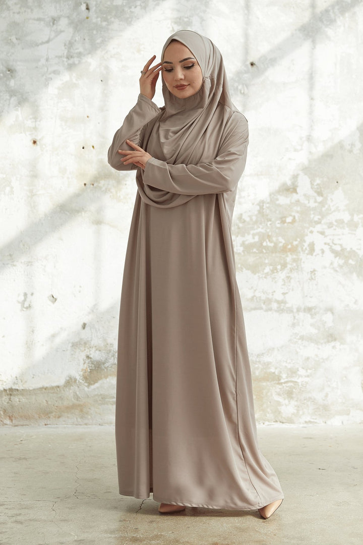 MDS Women One Piece Prayer Dress - Stone - Sevran