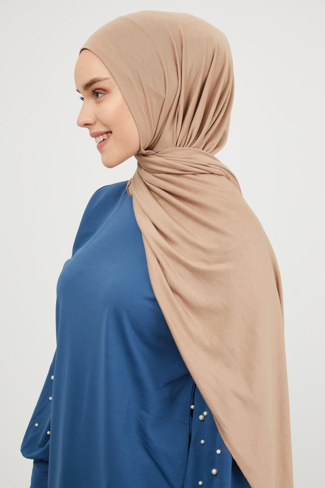 MDS Women Liny Knitted Shawl - Beige - Kropyvnytskyi