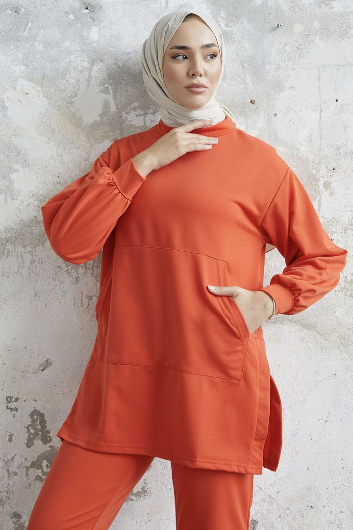 MDS Women Miora Spanish Flared Pants Suit - Orange - Zwijndrecht