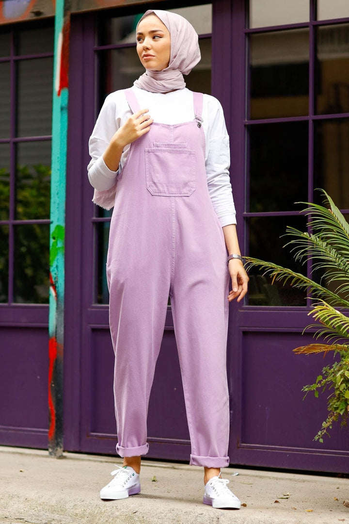 MDS Women Lindy Strap Overalls - Lilac - Nuevo Casas Grandes