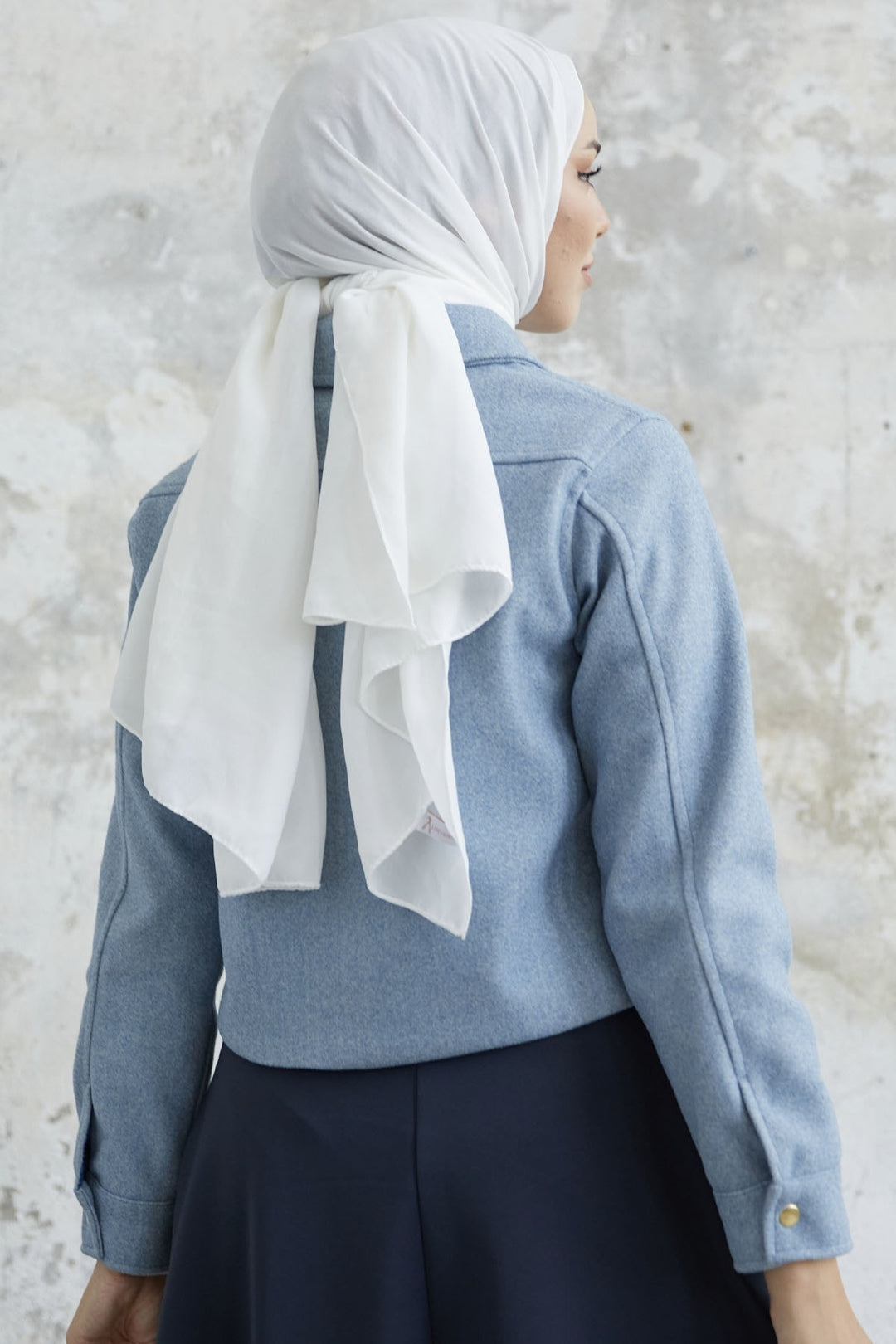 MDS Women Liesa Cover Pocket Cashmere Jacket - Baby Blue - Romford