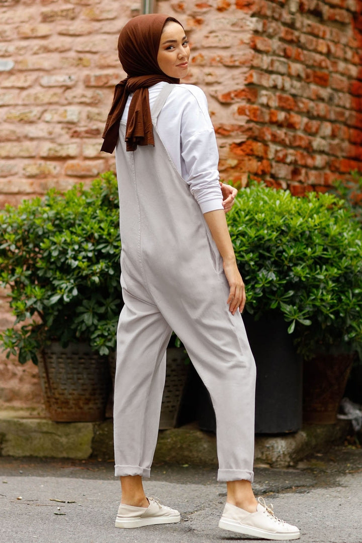 MDS Women Lindy Strap Overalls - Stone - Heidelberg