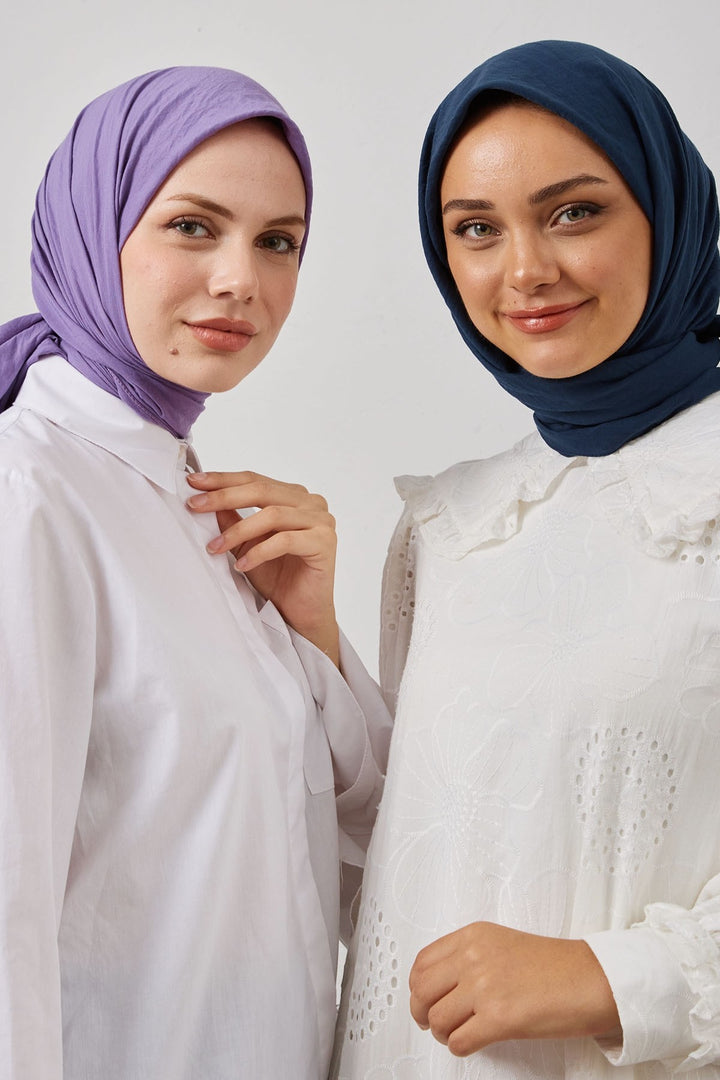 MDS Women Organic Fresh Scarf - Lilac - Guadalupe