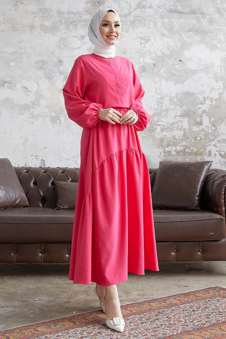 MDS Women Merya Tunnel Belted Soft Ayrobin Dress - Fuchsia - Acton