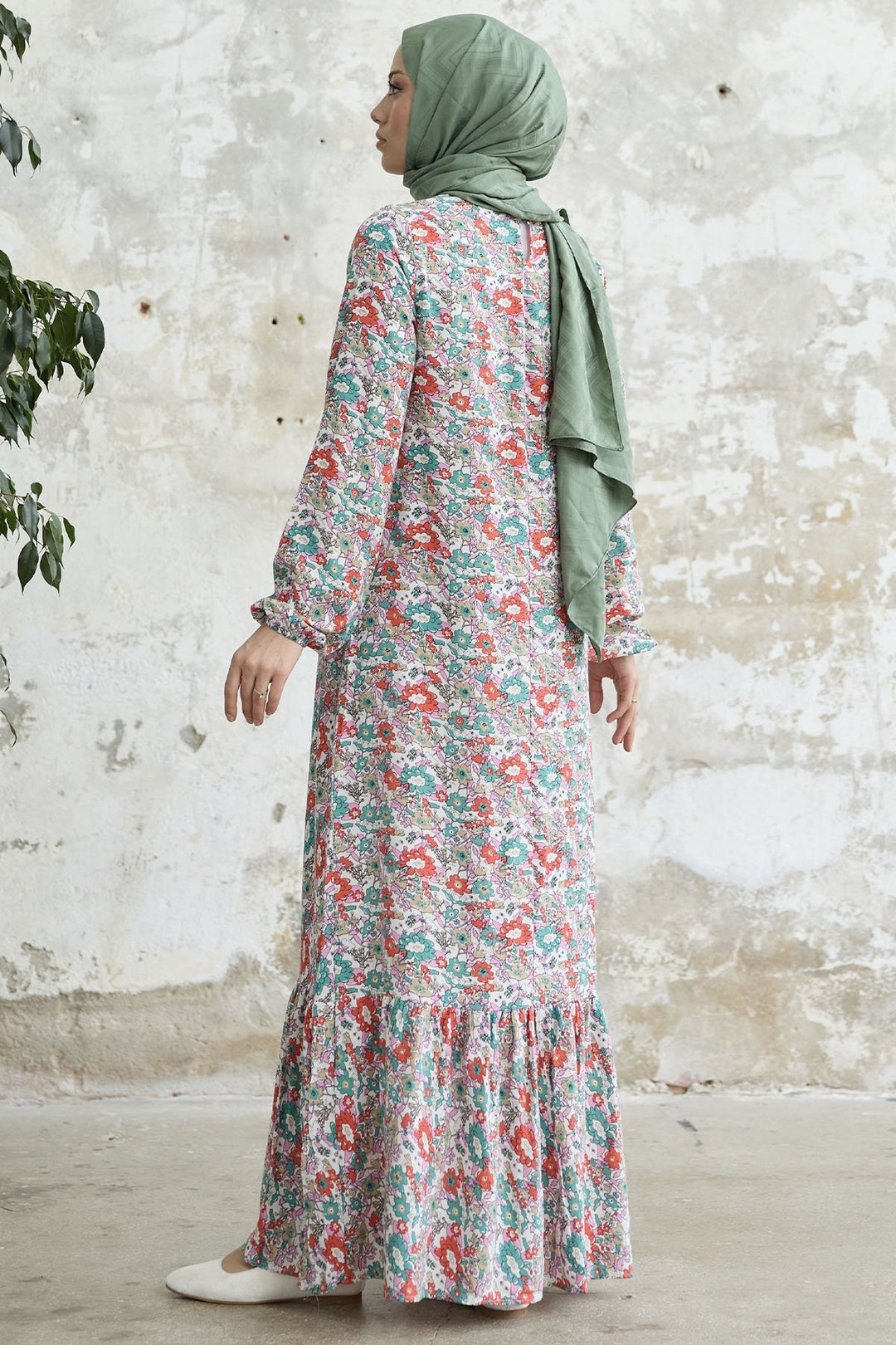MDS Women Mixed Crispy Floral Viscose Dress - Pink - Manchester