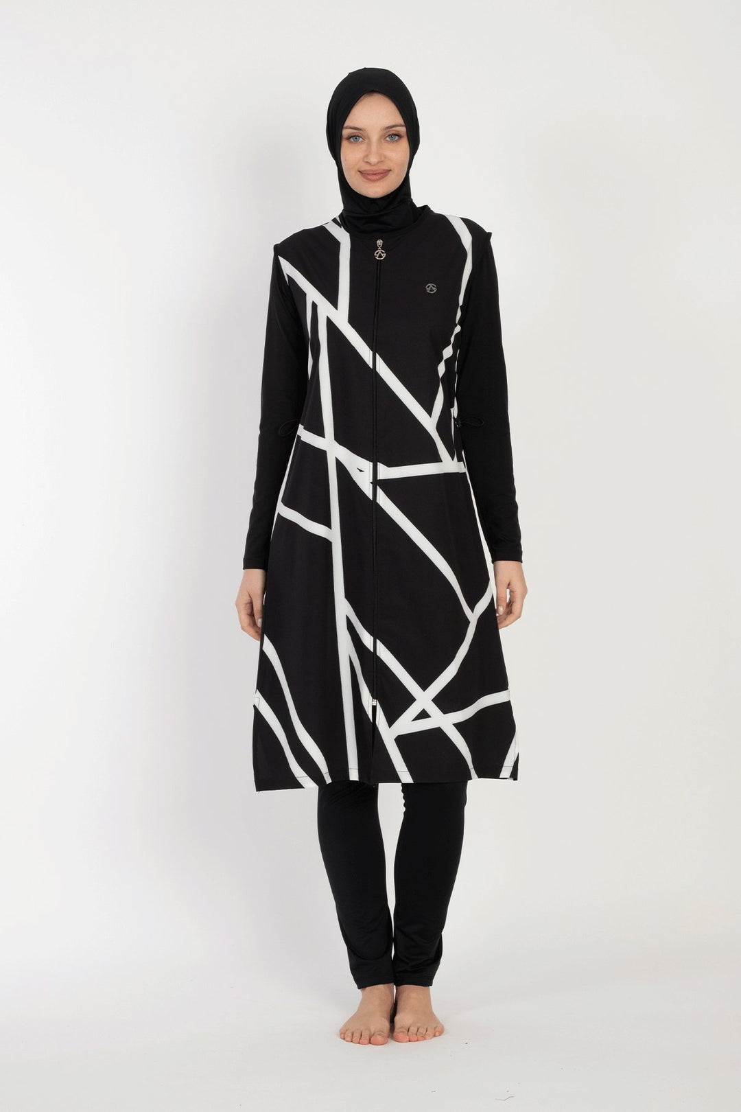 MDS Women 6049 Black Burkini - Perris