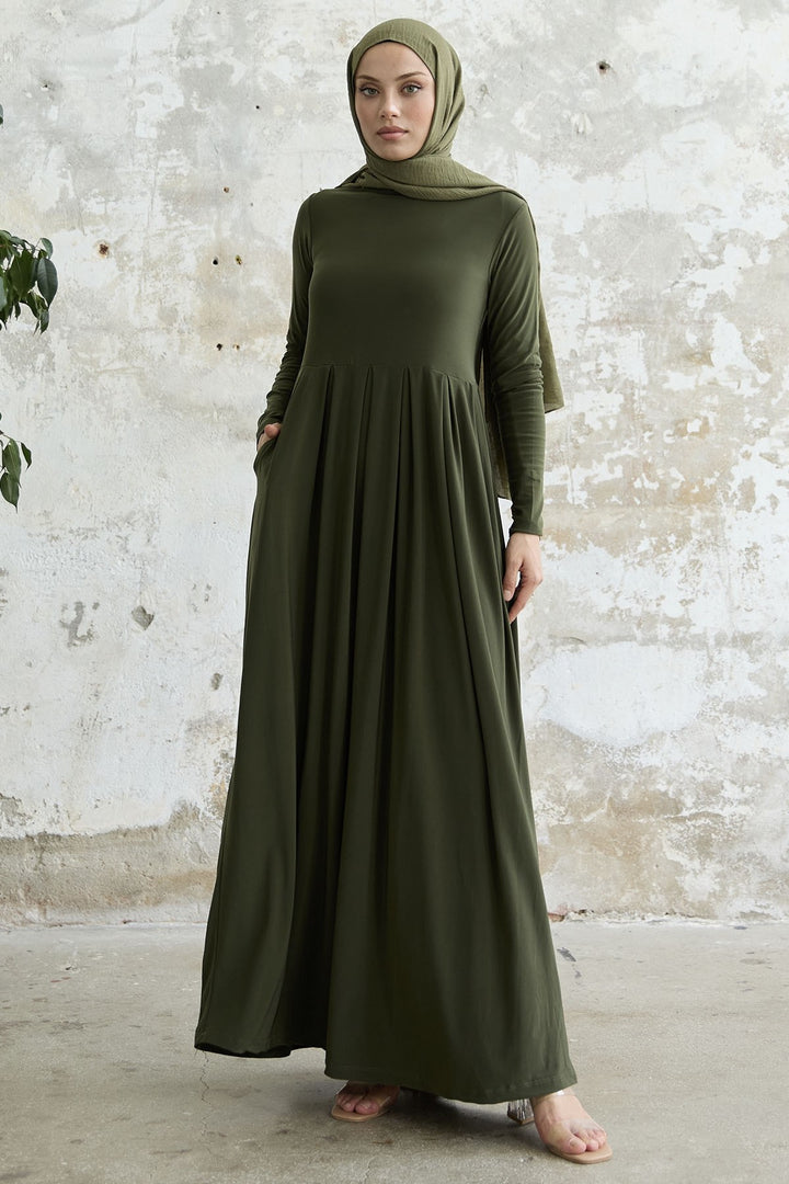 MDS Women Sandy Pocket Dress - Khaki - Enerhodar