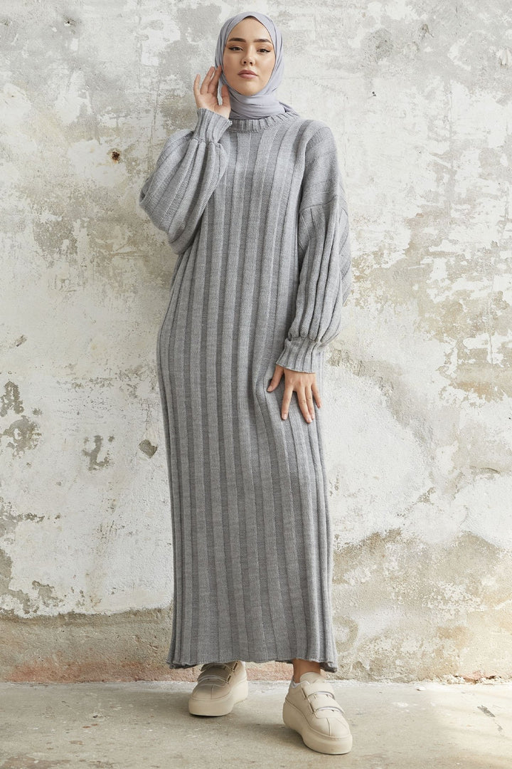 MDS Women Lovisa Threaded Knit Dress - Gray - Doral