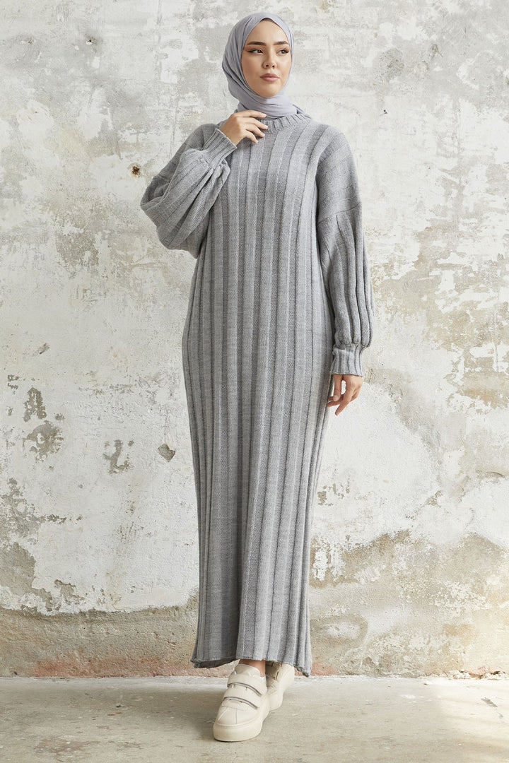 MDS Women Lovisa Threaded Knit Dress - Gray - Doral