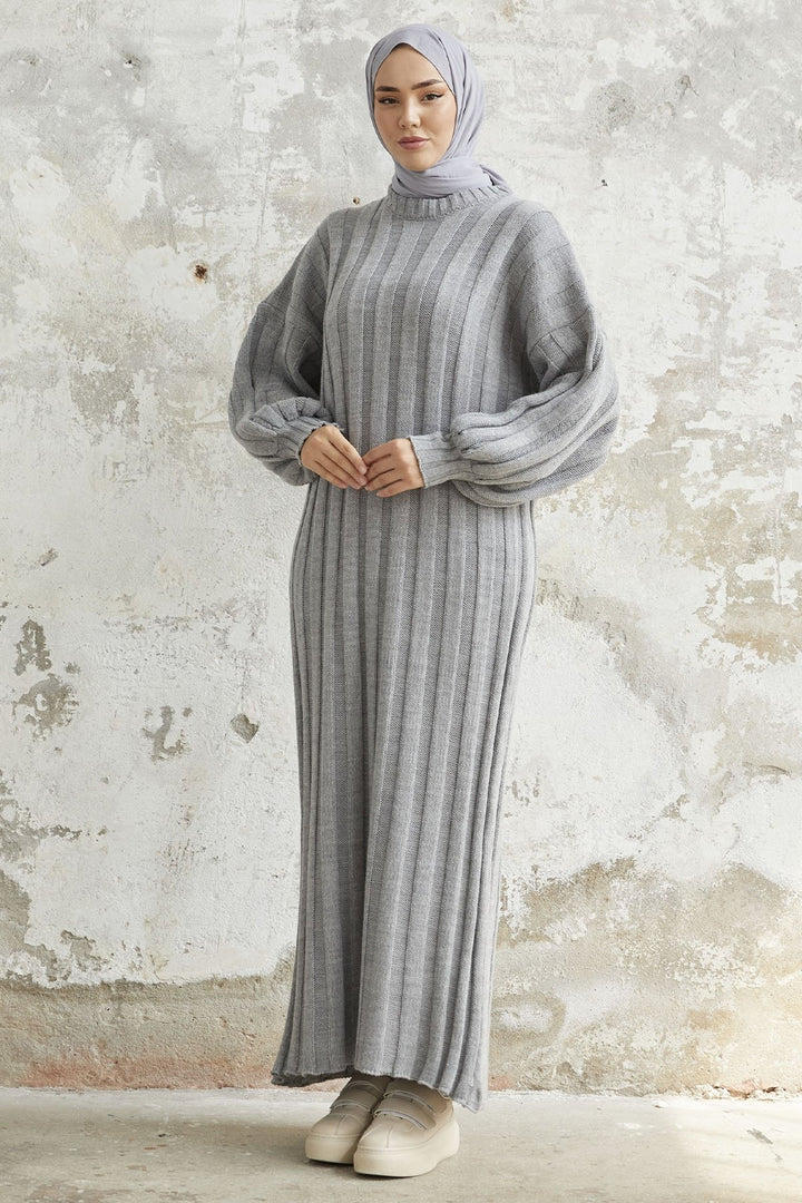 MDS Women Lovisa Threaded Knit Dress - Gray - Doral