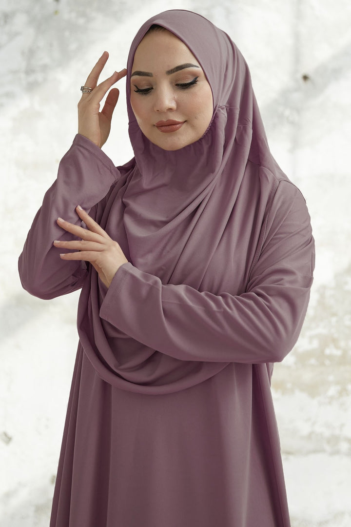MDS Women One Piece Prayer Dress - Rose Pink - West Jordan