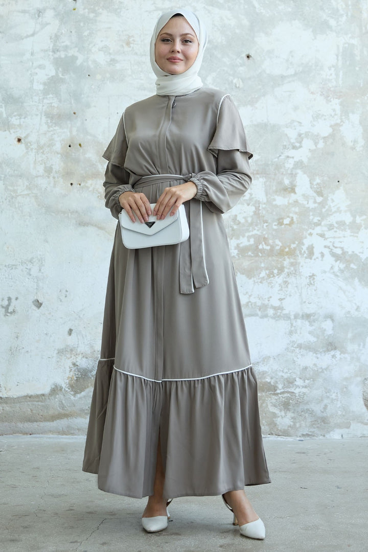 MDS Women Sleeveless Detailed Stone Embellished Abaya - Tizayuca