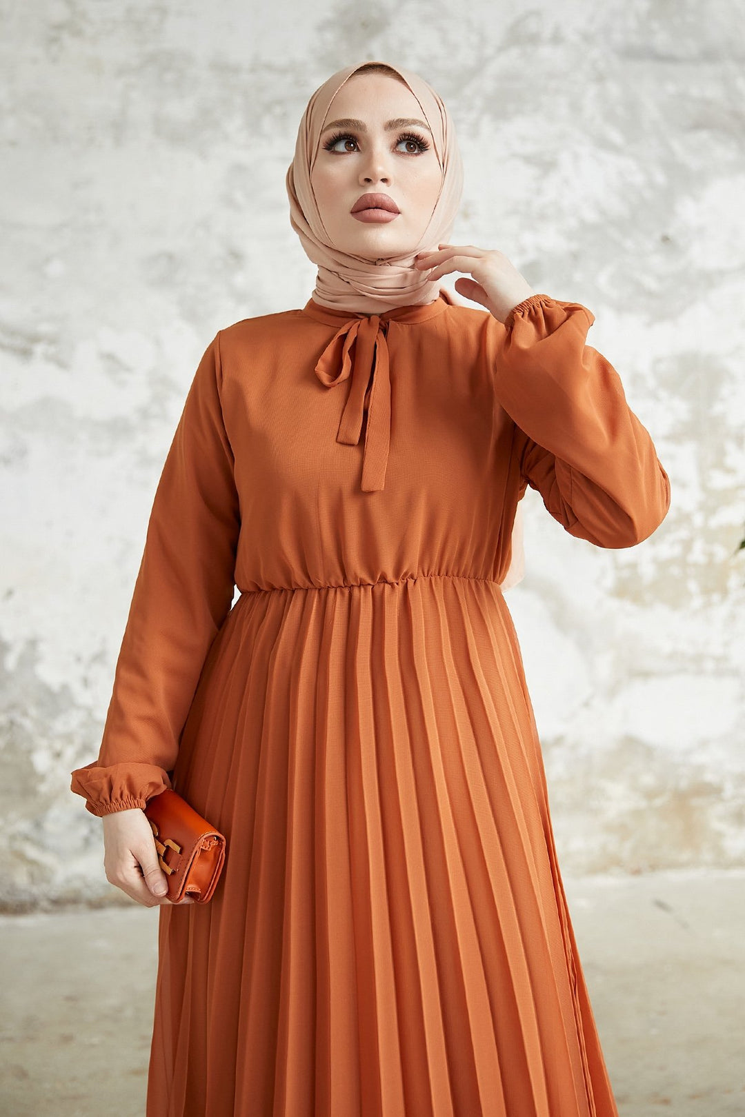 MDS Women Piliseli Limelda Chiffon Dress - Terracotta - Motril