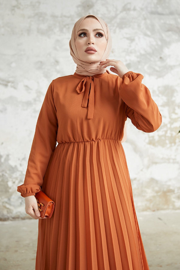 MDS Women Piliseli Limelda Chiffon Dress - Terracotta - Motril
