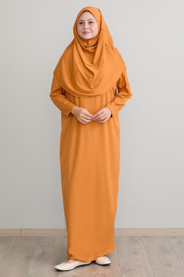 MDS Women One Piece Camel Prayer Dress - Verona