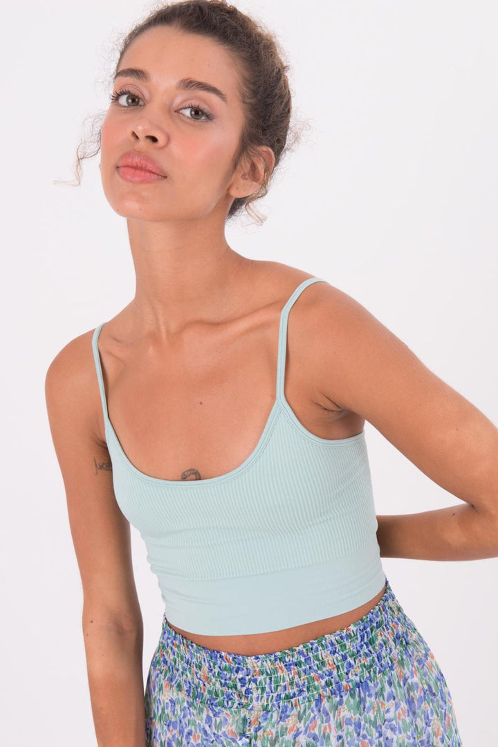 BSL Women Narrow Strapped Cami Top - Leighton Buzzard
