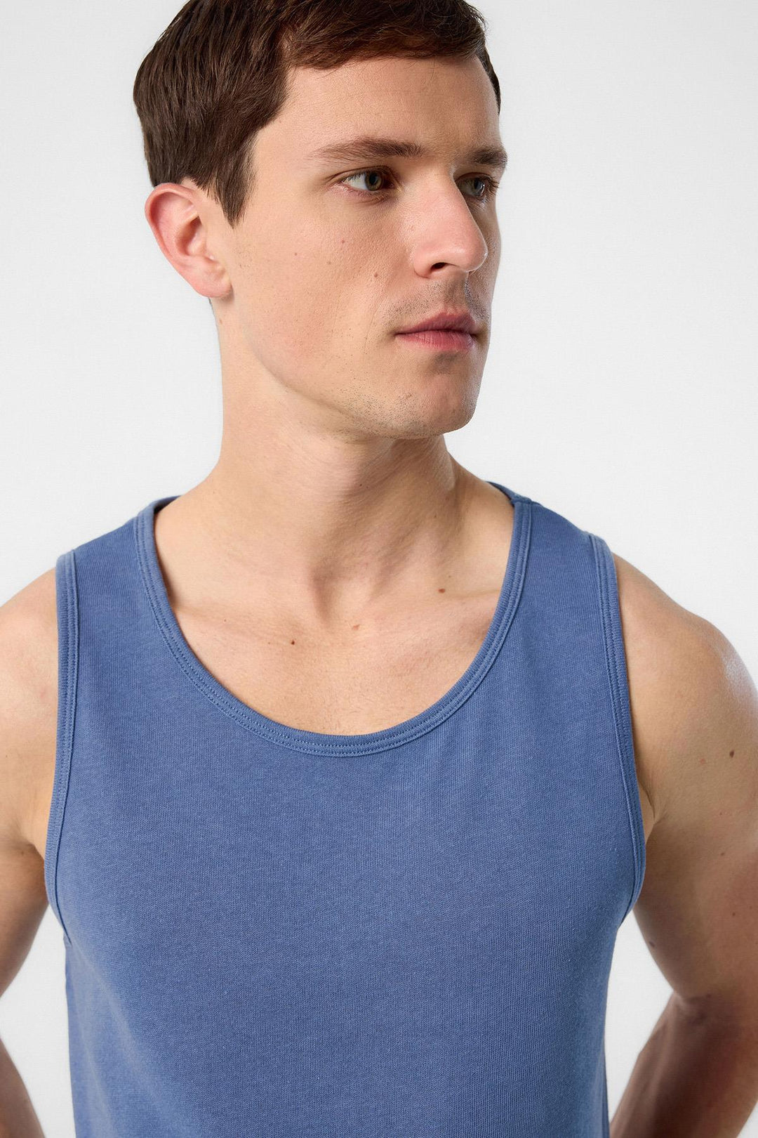 ANT Antioch Indigo Basic Men's Tank Top - Waldorf