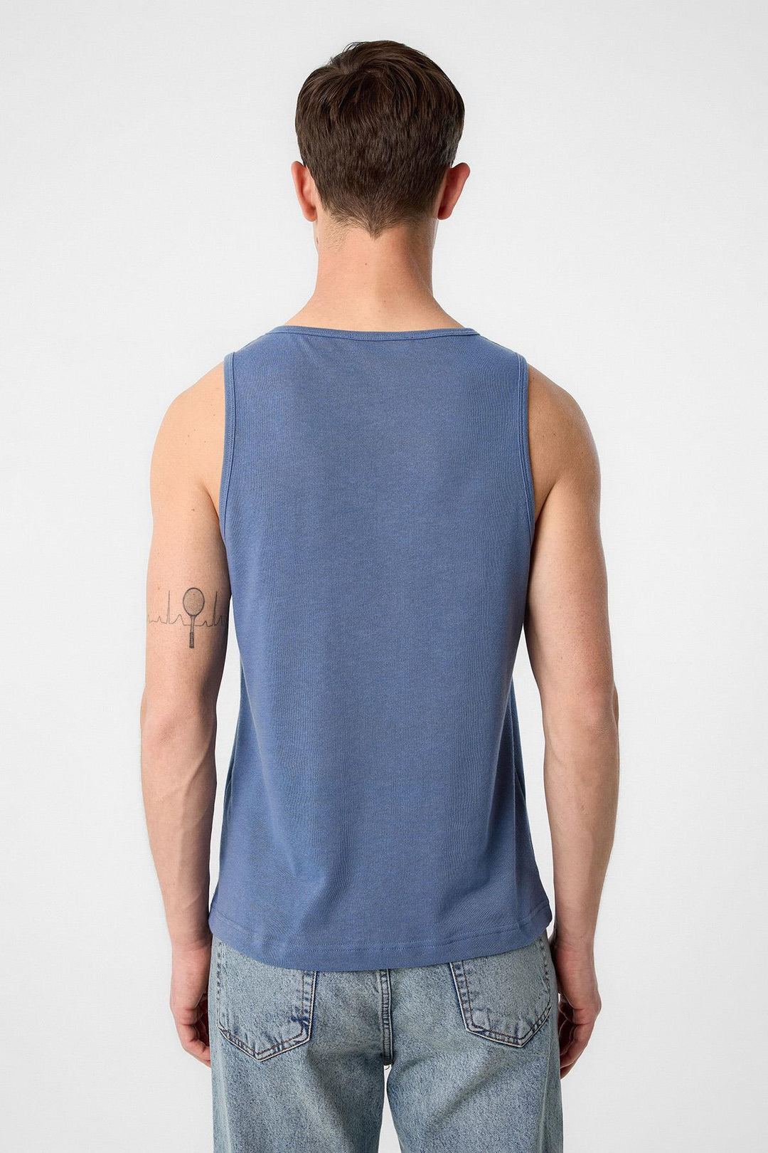 ANT Antioch Indigo Basic Men's Tank Top - Waldorf