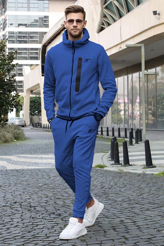 MDX Indigo Printed Regular Fit Men's Tracksuit - Mislata