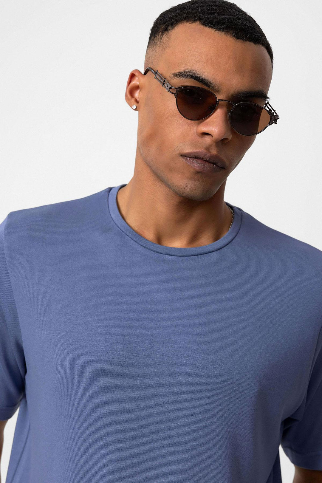 ANT Antioch Indigo Bicycle Collar Regular Fit Men's T-Shirt - Voluntari