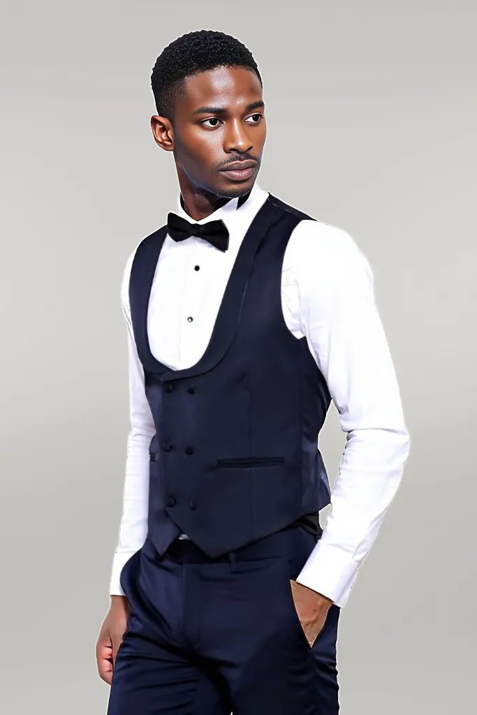 WSS Indigo Blue Wedding Suit for Men  - Singen
