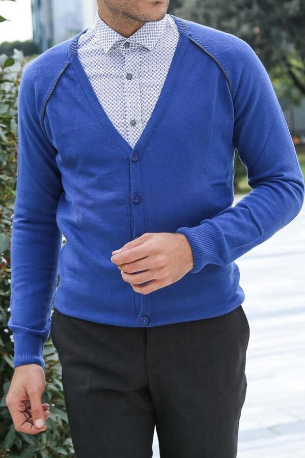 WSS Indigo Cotton Men's Knitwear  - Tonalá