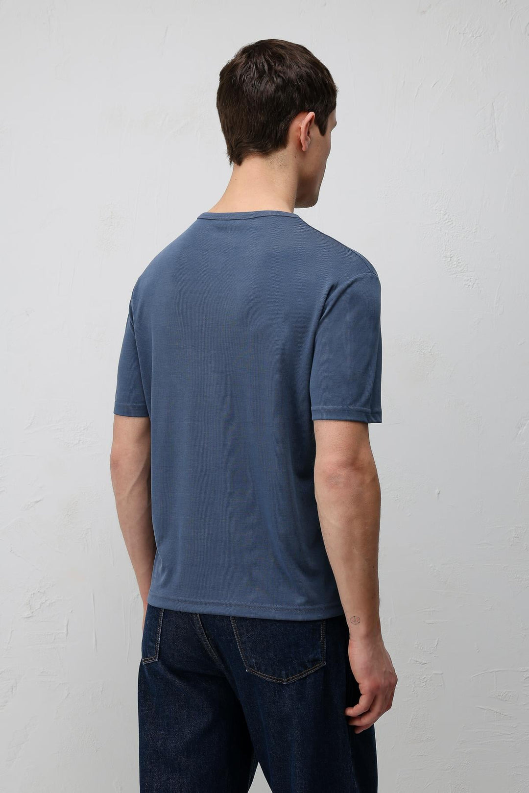 ANT Antioch İndigo Düğmeli Yaka Erkek T-Shirt - Kenton
