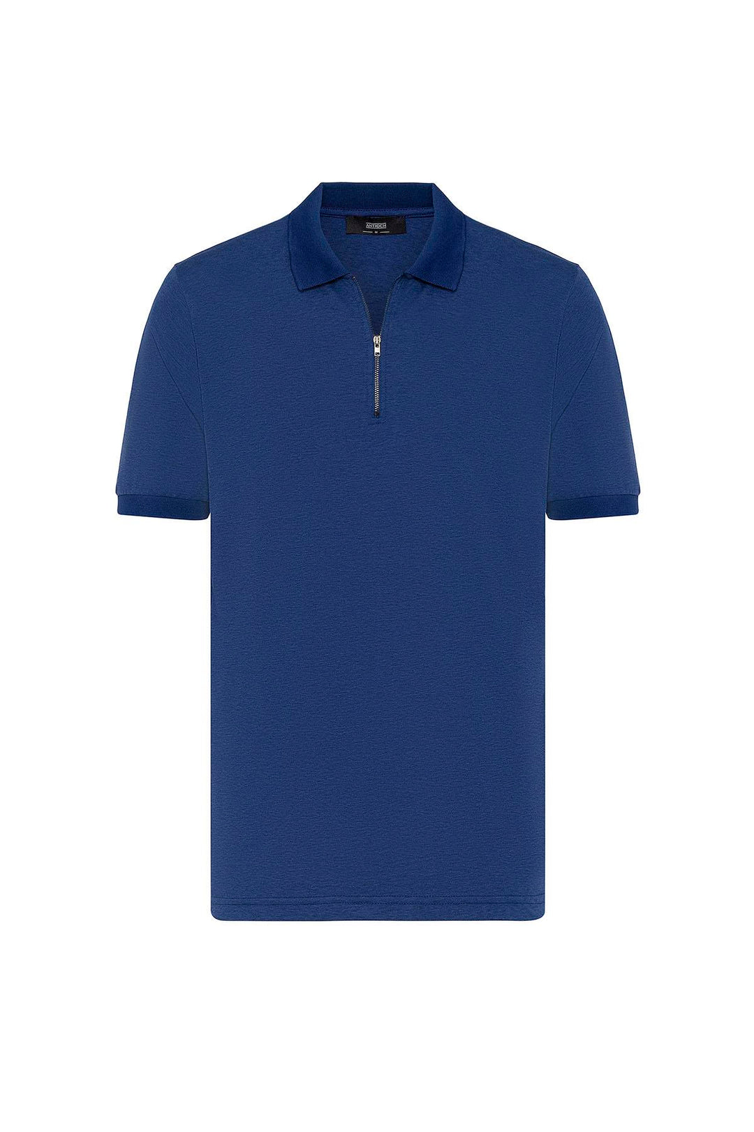 ANT Antioch Indigo Zippered Regular Fit Men's T-Shirt - Novara