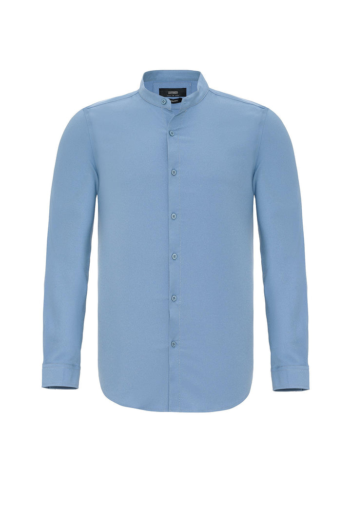 ANT Antioch Indigo Regular Fit Mandarin Collar Men's Shirt - Neunkirchen