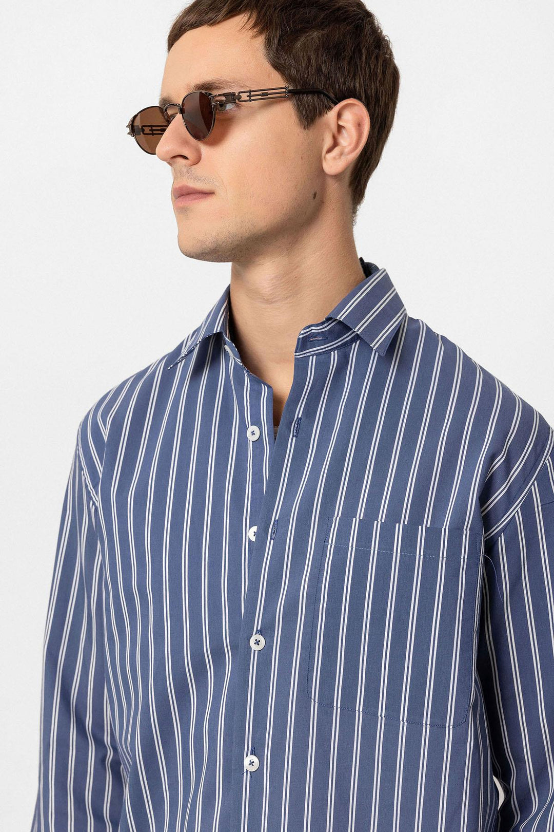 ANT Regular Fit Long Sleeve Striped Men's Shirt - Rockville