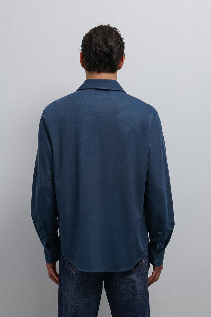 ANT Antioch Indigo Relax Fit Men's Shirt - Santiago de Compostela