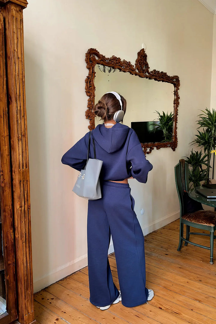 EYY Women Indigo Sweatshirt Detail Tracksuit - Oklahoma City