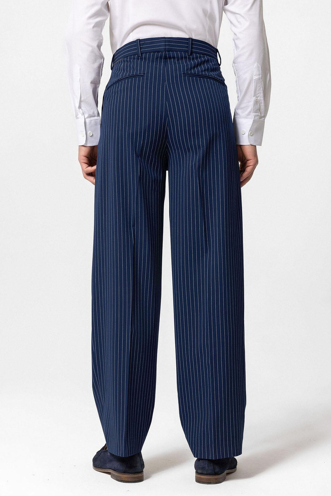 ANT Antioch Indigo High Waist Relax Fit Striped Men's Pants - Johnson City