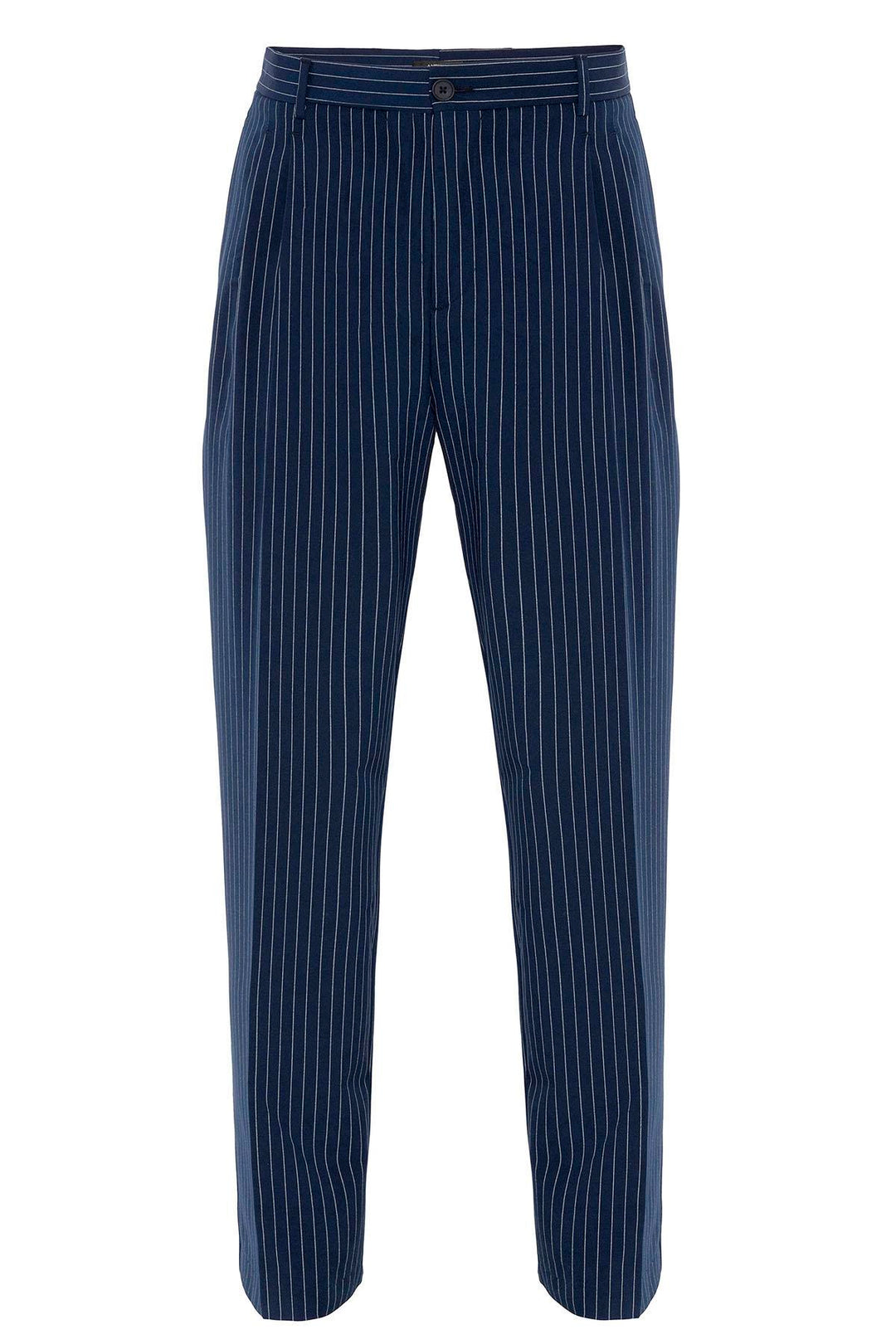 ANT Antioch Indigo High Waist Relax Fit Striped Men's Pants - Johnson City