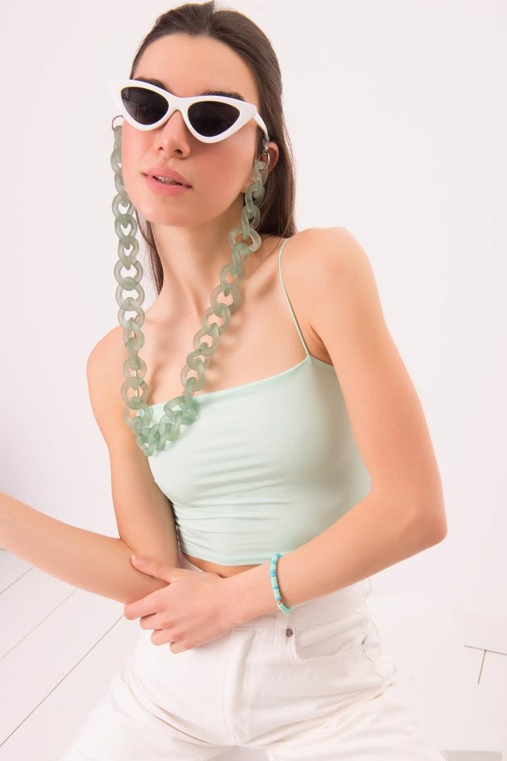 BSL Women Strappy Crop Top - Sahuarita