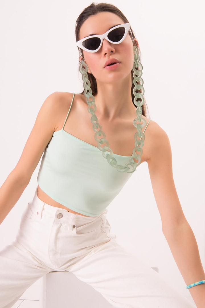 BSL Women Strappy Crop Top - Sahuarita