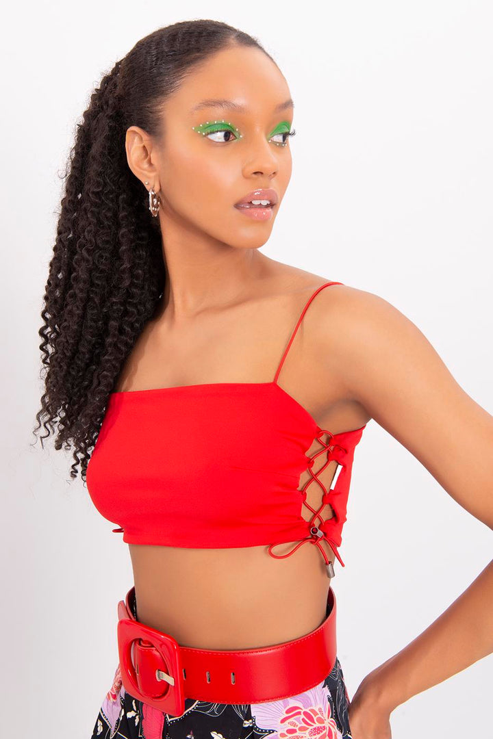 BSL Women Strappy Crop Top - Acapulco de Juárez