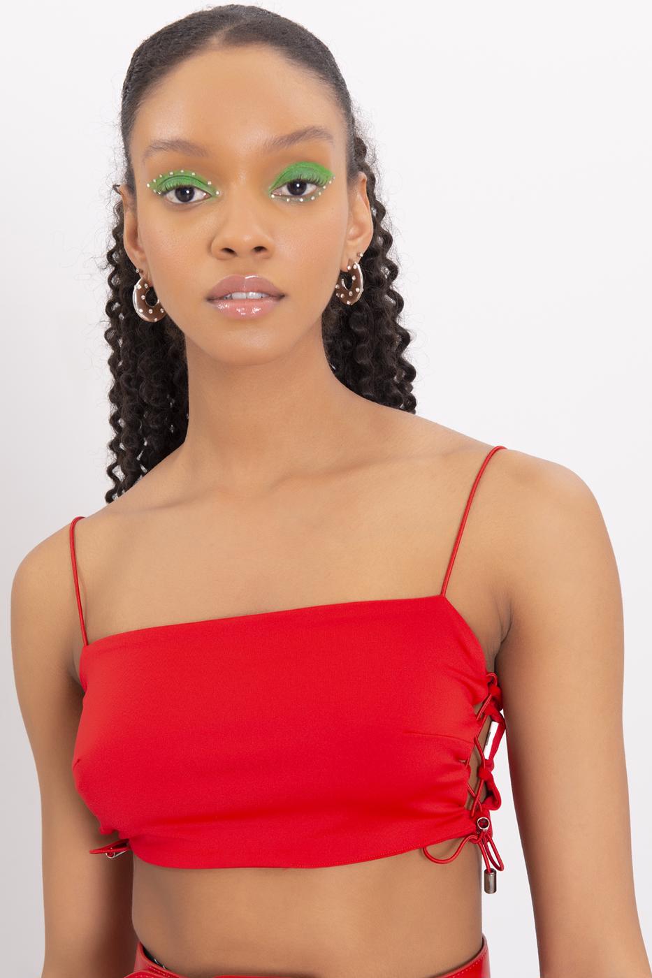 BSL Women Strappy Crop Top - Acapulco de Juárez