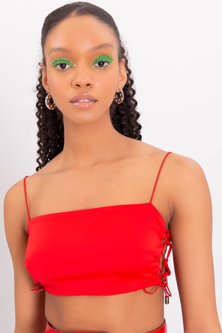 BSL Women Strappy Crop Top - Acapulco de Juárez