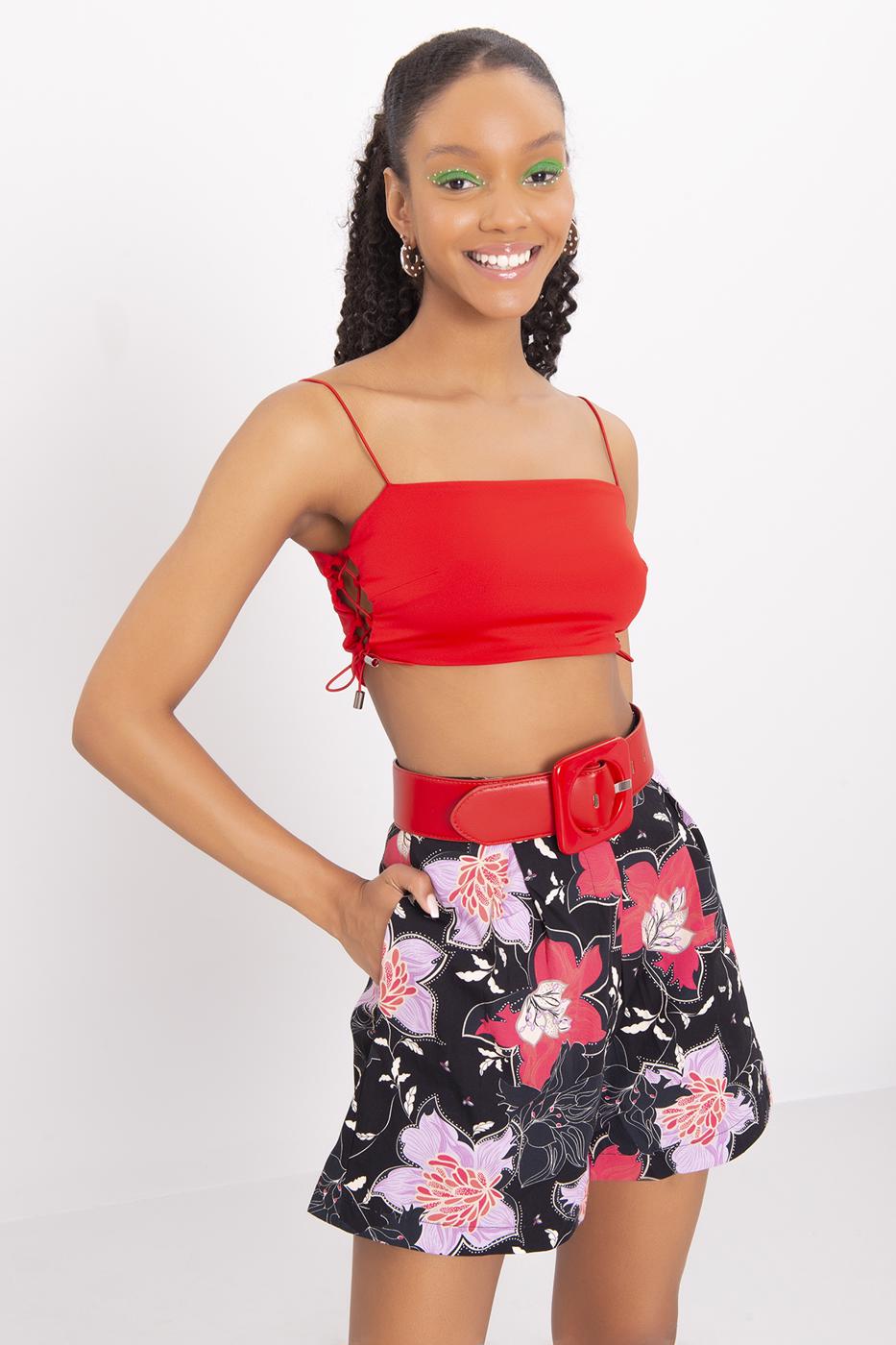 BSL Women Strappy Crop Top - Acapulco de Juárez