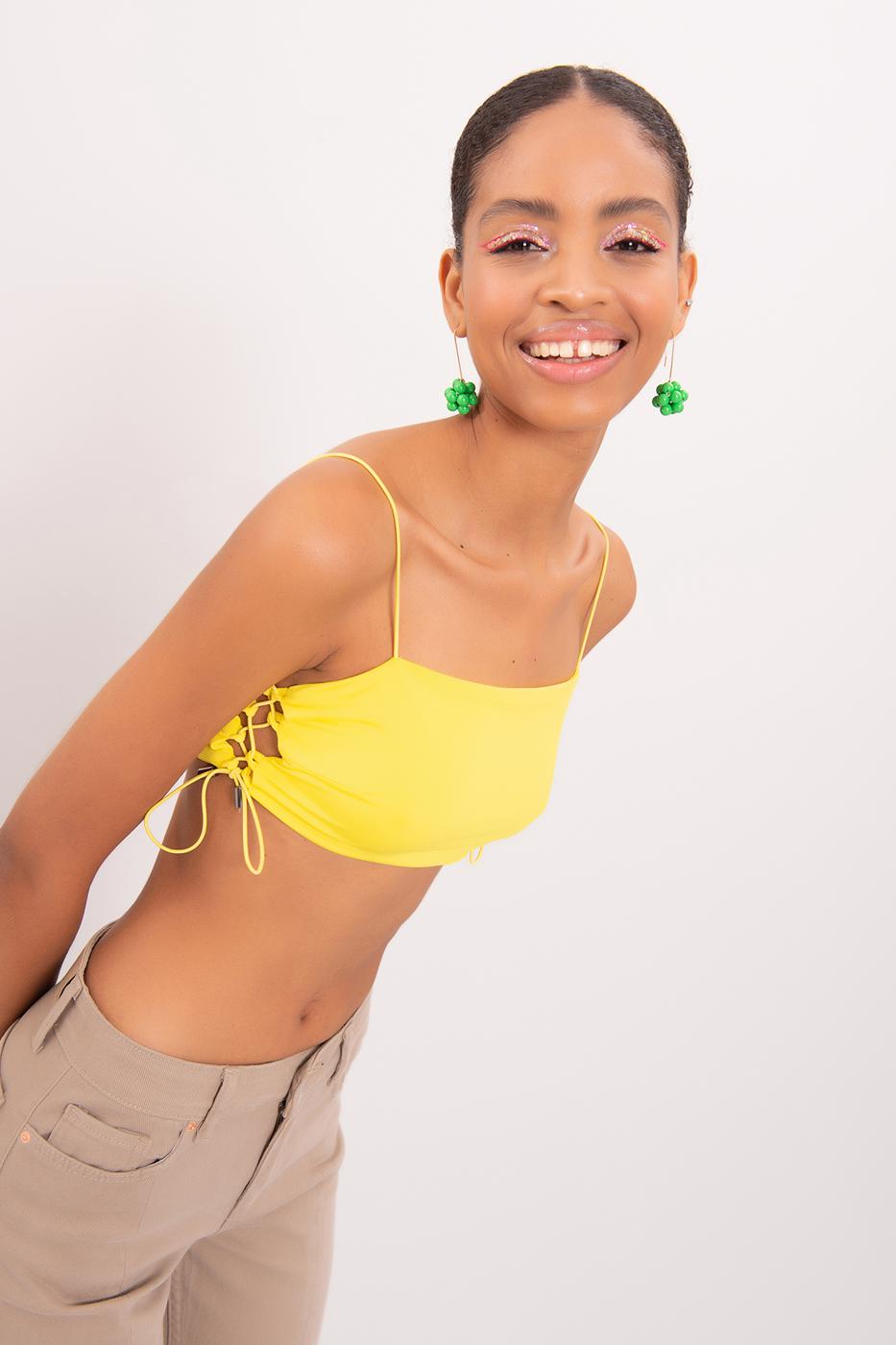 BSL Women Strappy Crop Top - Hornchurch