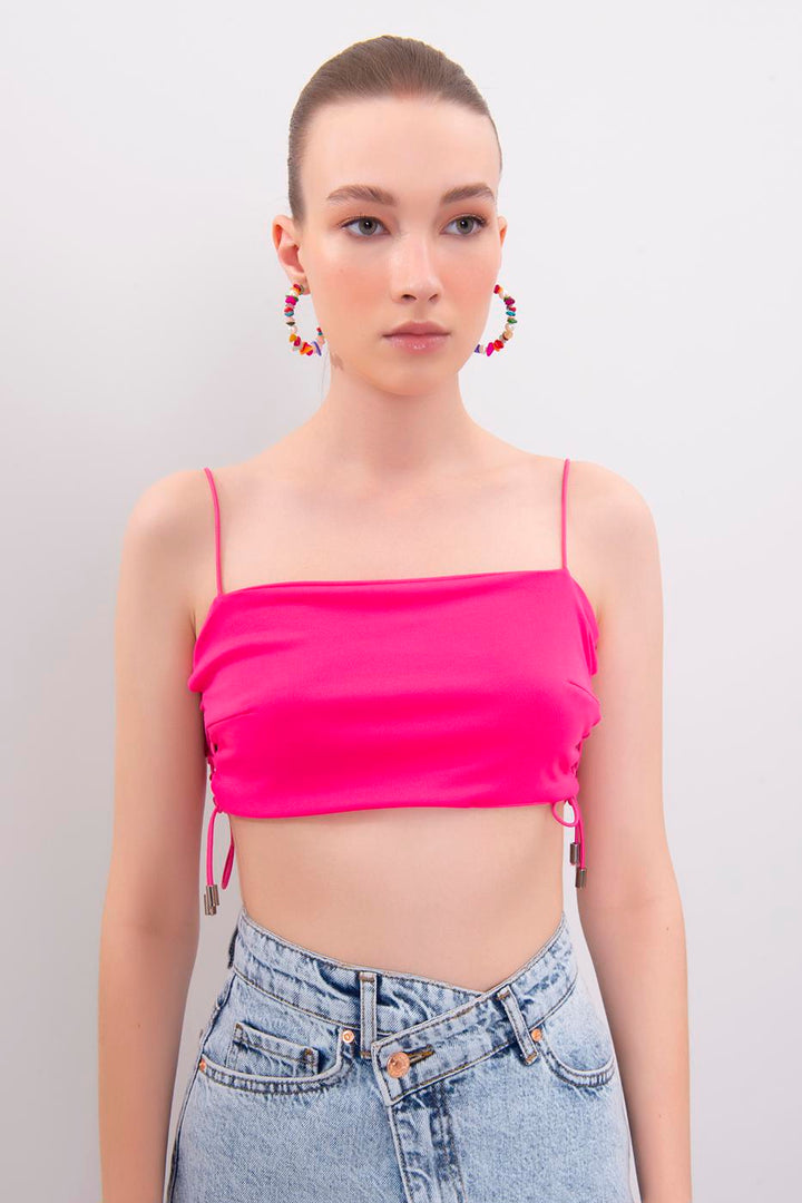 BSL Women Strappy Crop Top - Union City