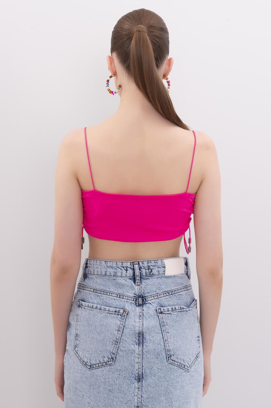 BSL Women Strappy Crop Top - Union City
