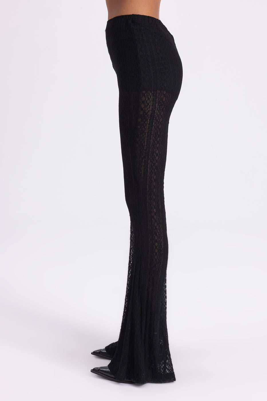 BSL Women Flare Leg Lace Trousers - Kleve