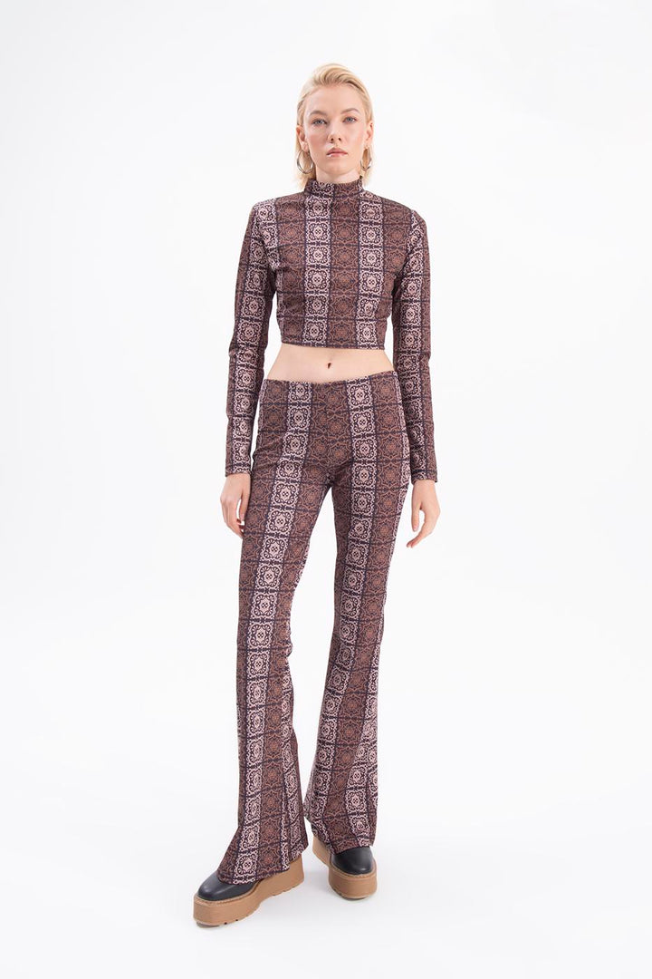 BSL Women Wide leg patterned pants - Freeport