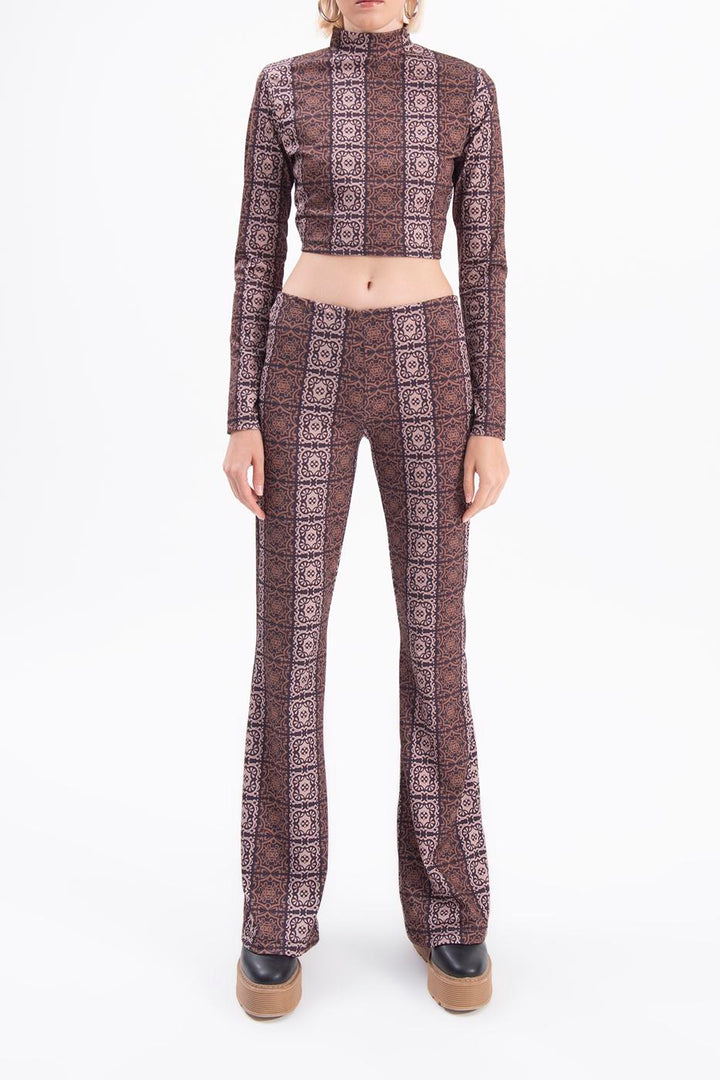 BSL Women Wide leg patterned pants - Freeport