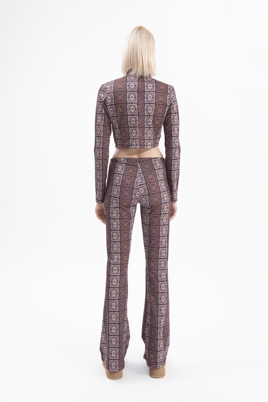 BSL Women Wide leg patterned pants - Freeport