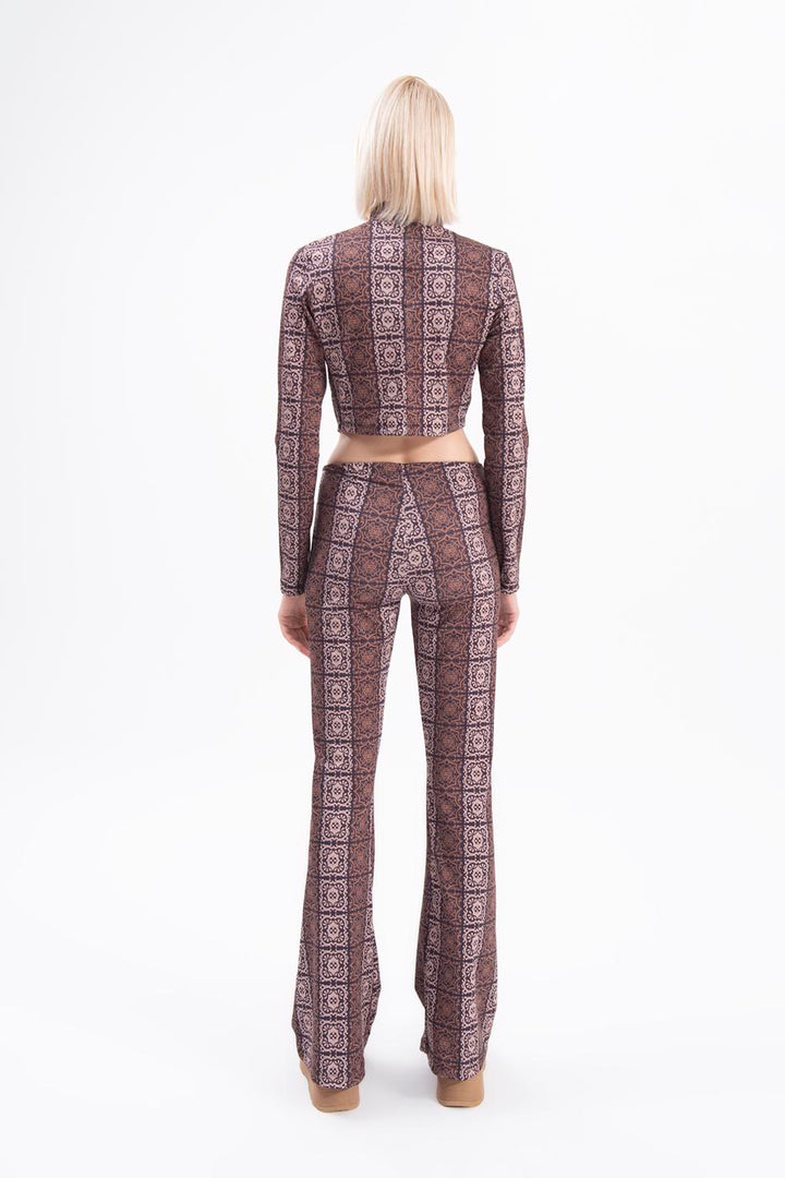 BSL Women Wide leg patterned pants - Freeport