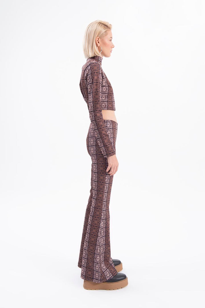 BSL Women Wide leg patterned pants - Freeport